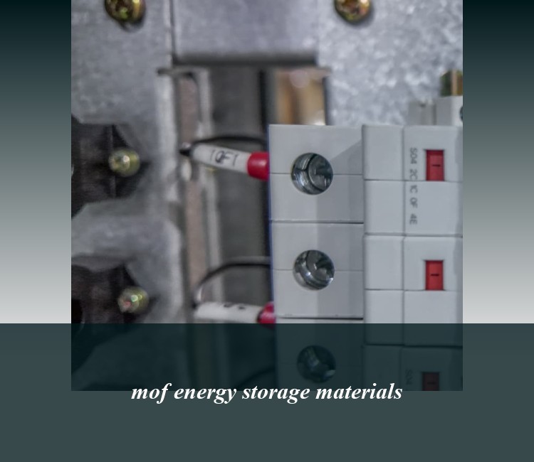 mof energy storage materials