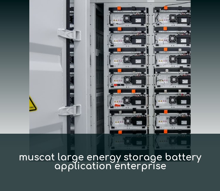 muscat large energy storage battery application enterprise