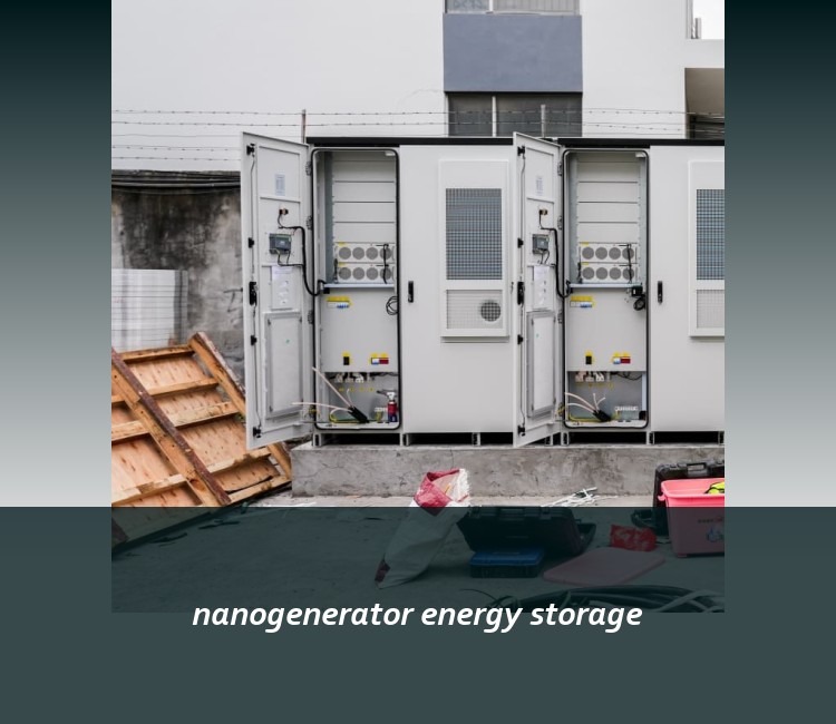 nanogenerator energy storage