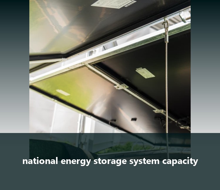 national energy storage system capacity