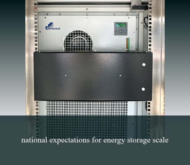 national expectations for energy storage scale