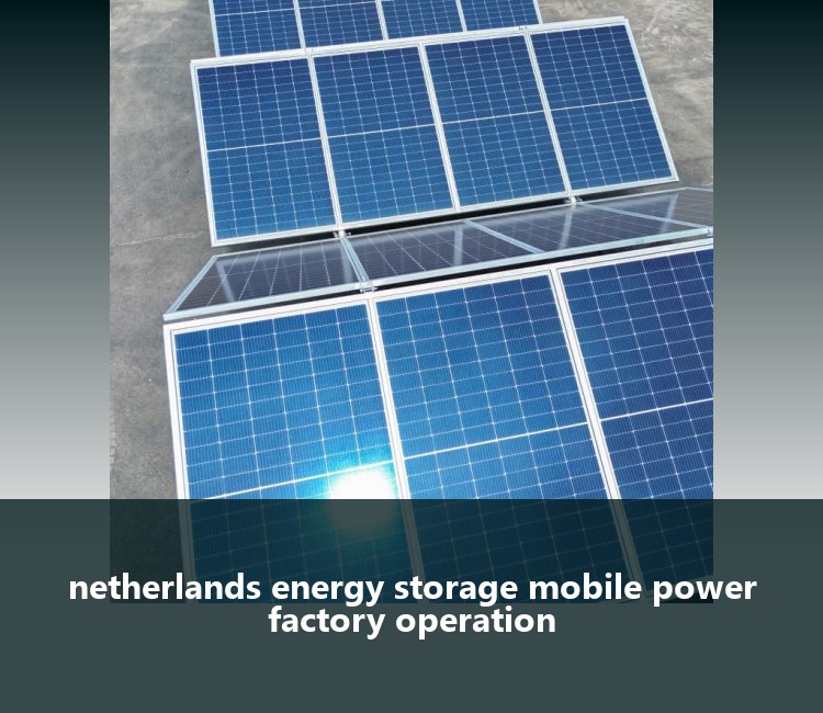 netherlands energy storage mobile power factory operation