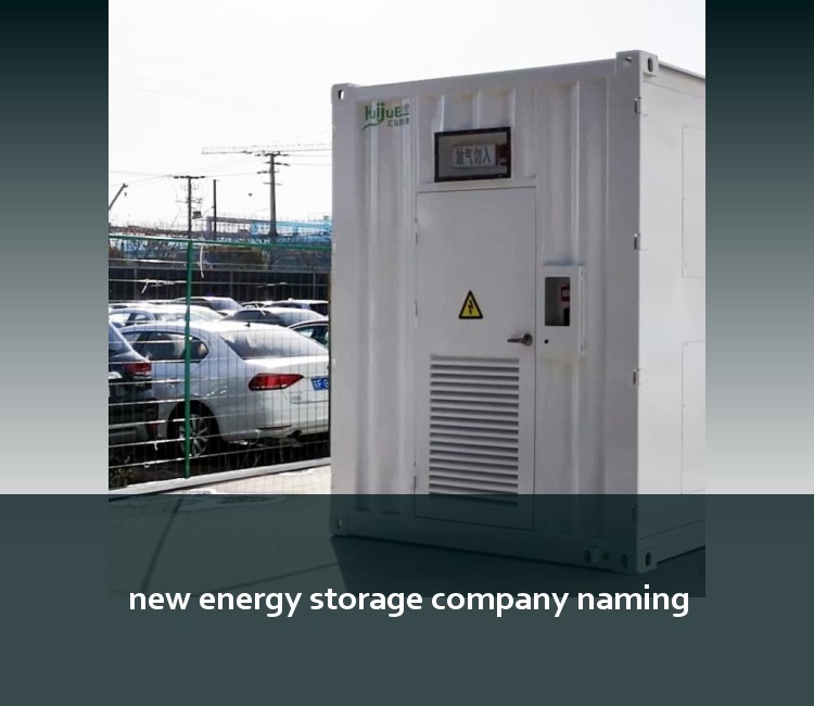 new energy storage company naming