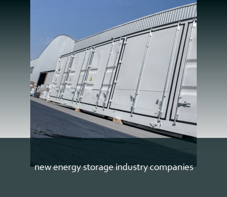 new energy storage industry companies