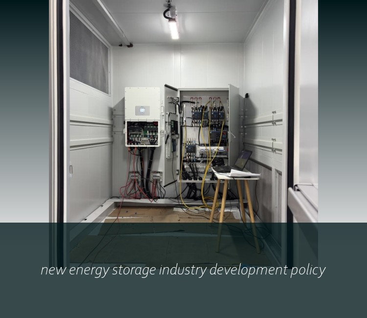 new energy storage industry development policy
