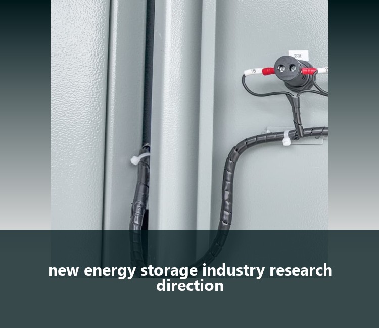 new energy storage industry research direction