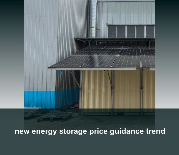 new energy storage price guidance trend