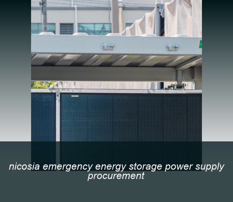 nicosia emergency energy storage power supply procurement