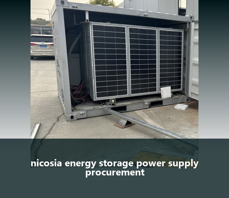 nicosia energy storage power supply procurement