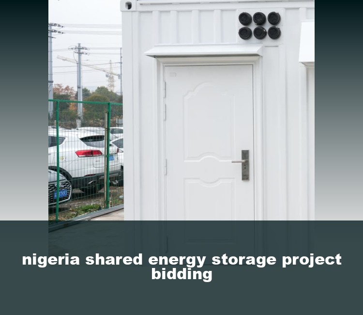nigeria shared energy storage project bidding