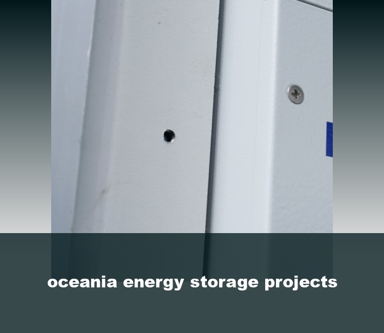 oceania energy storage projects
