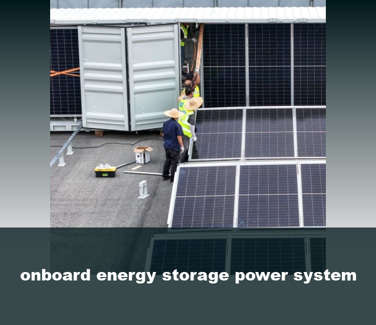 onboard energy storage power system