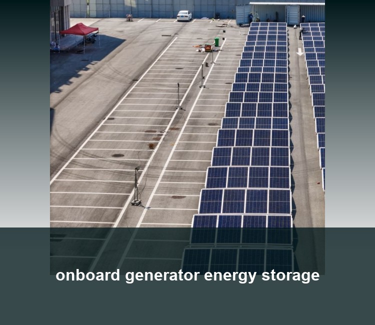 onboard generator energy storage