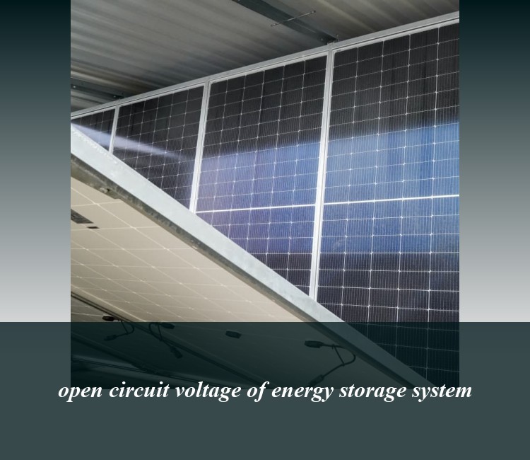 open circuit voltage of energy storage system