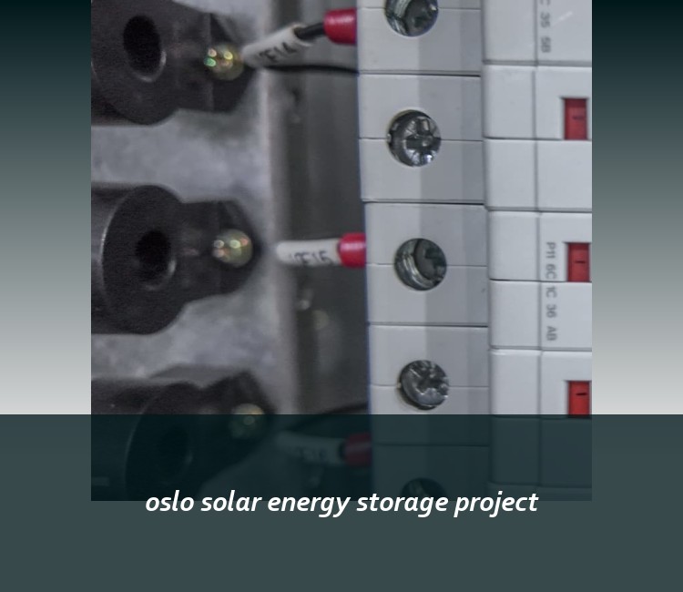 oslo solar energy storage project