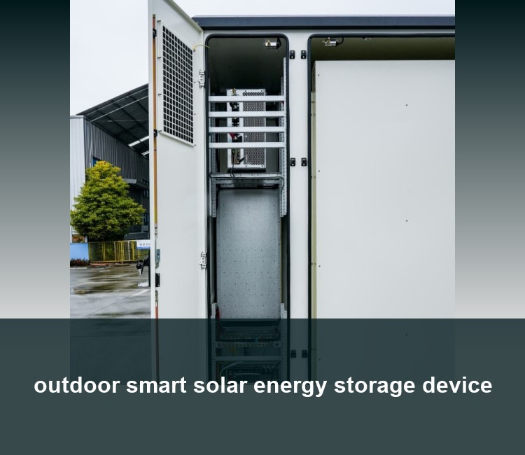 outdoor smart solar energy storage device