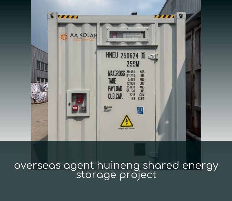overseas agent huineng shared energy storage project