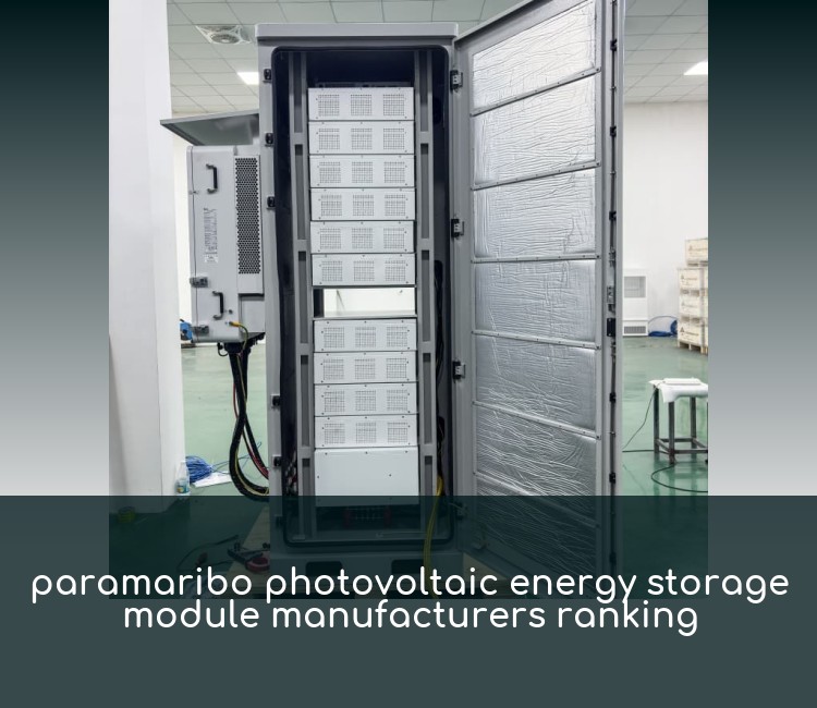 paramaribo photovoltaic energy storage module manufacturers ranking