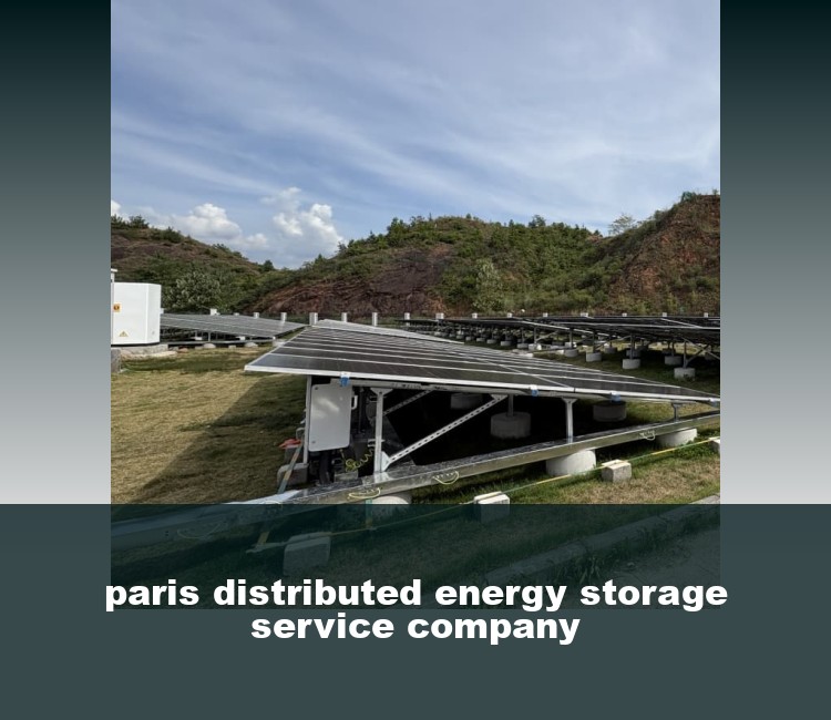 paris distributed energy storage service company