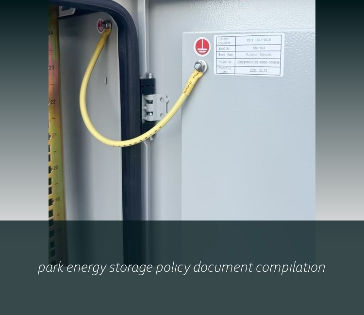 park energy storage policy document compilation