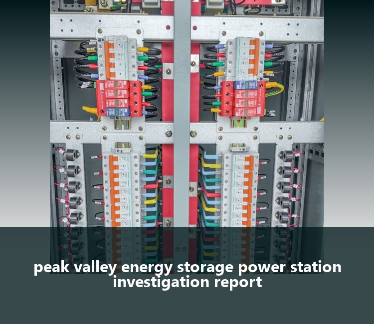 peak valley energy storage power station investigation report