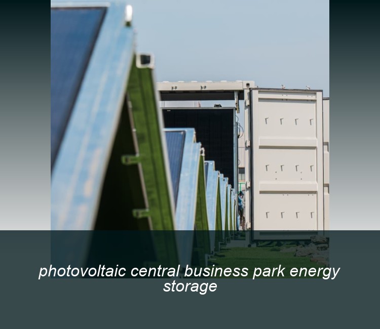 photovoltaic central business park energy storage