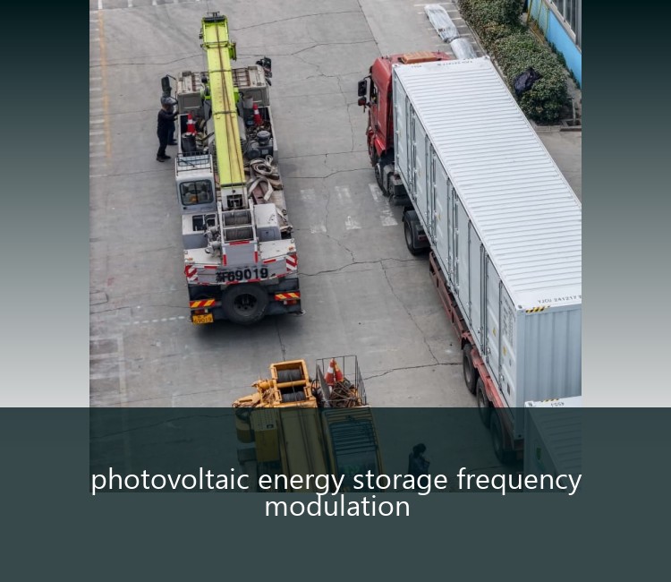 photovoltaic energy storage frequency modulation