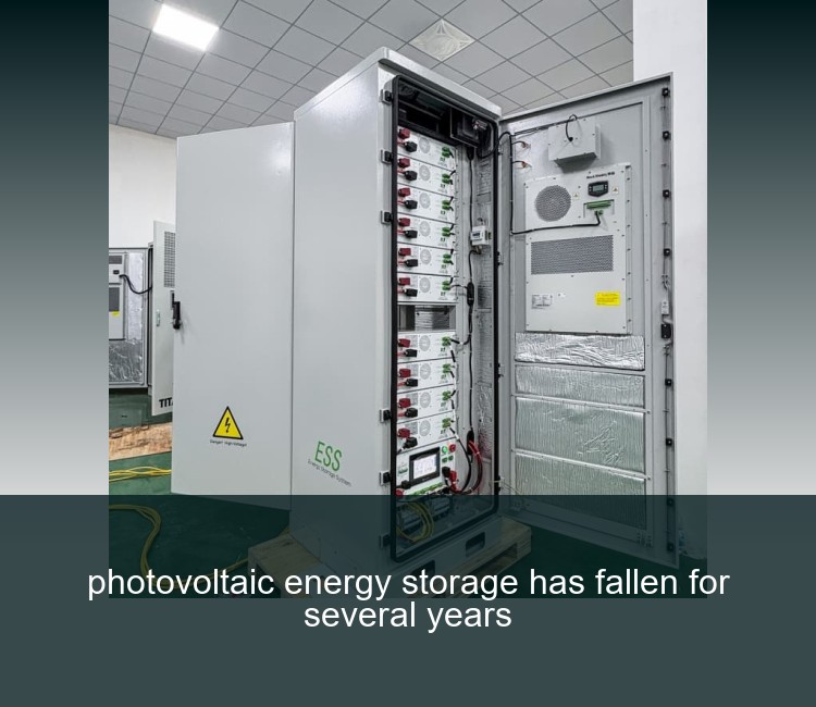 photovoltaic energy storage has fallen for several years