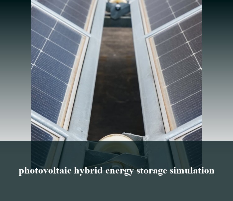 photovoltaic hybrid energy storage simulation