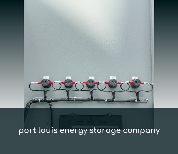 port louis energy storage company