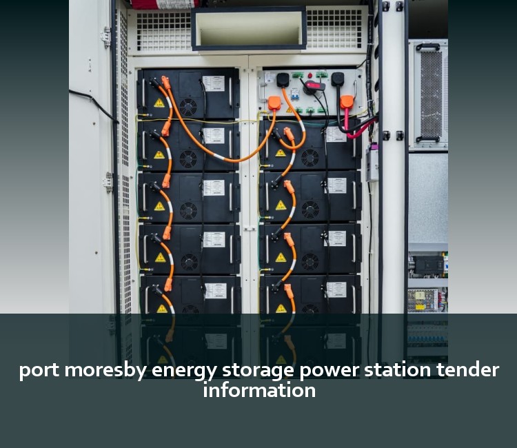port moresby energy storage power station tender information