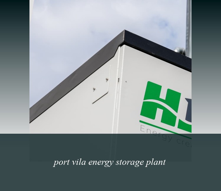 port vila energy storage plant