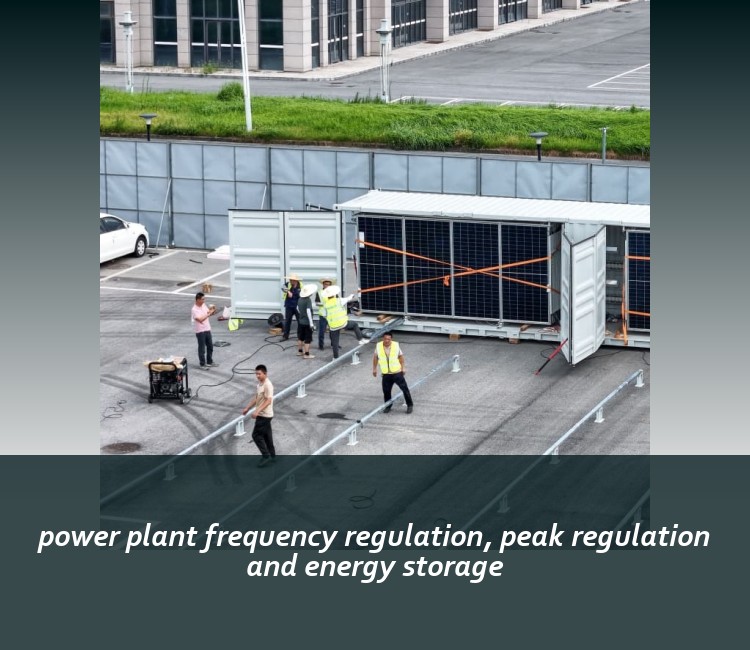 power plant frequency regulation, peak regulation and energy storage