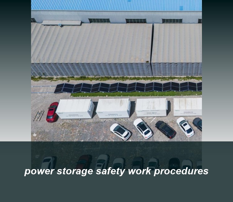 power storage safety work procedures