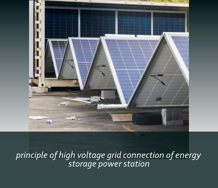 principle of high voltage grid connection of energy storage power station