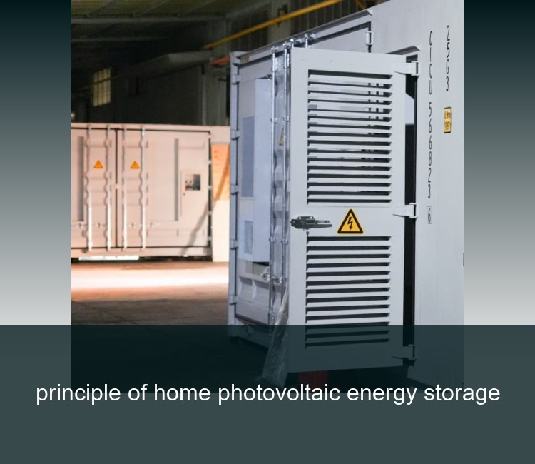 principle of home photovoltaic energy storage