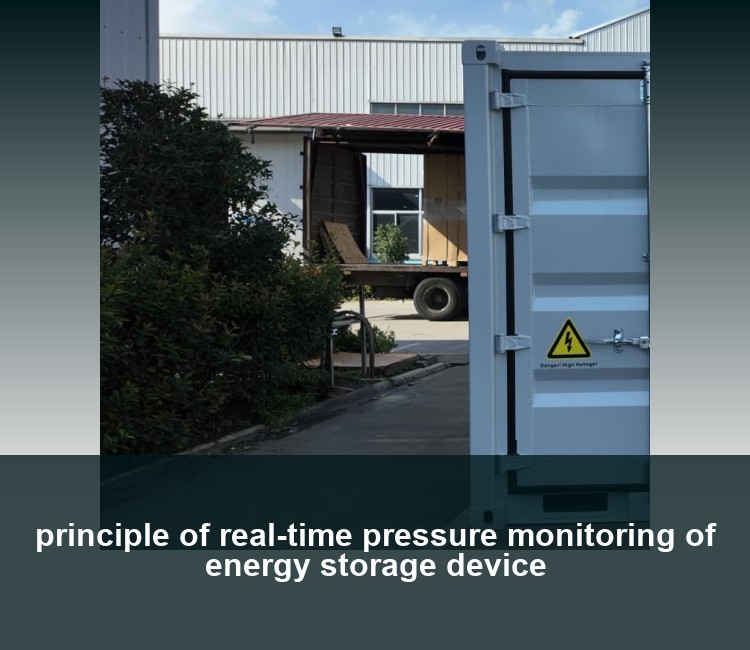 principle of real-time pressure monitoring of energy storage device