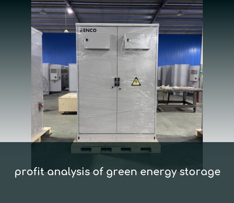 profit analysis of green energy storage