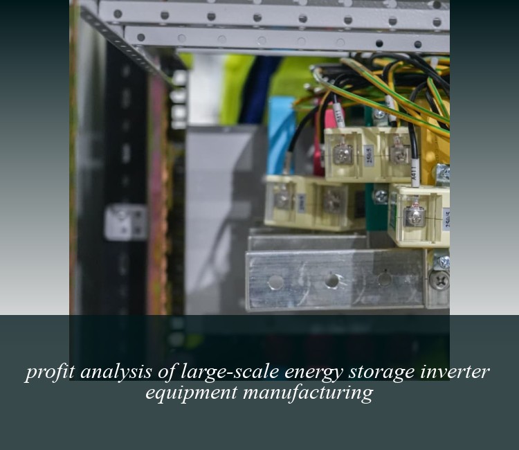 profit analysis of large-scale energy storage inverter equipment manufacturing