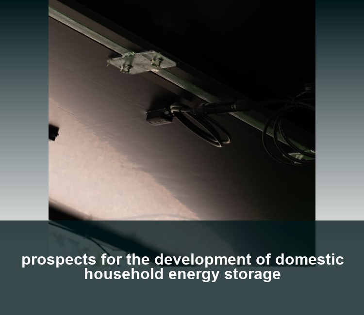 prospects for the development of domestic household energy storage
