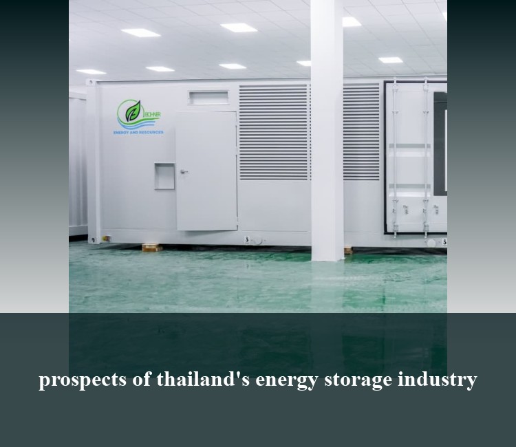 prospects of thailand's energy storage industry