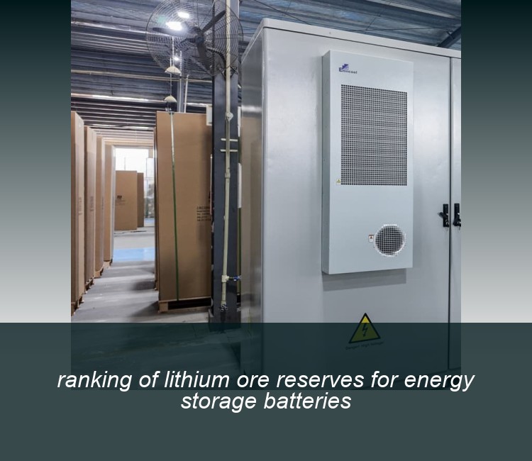 ranking of lithium ore reserves for energy storage batteries