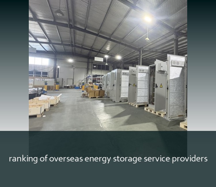 ranking of overseas energy storage service providers