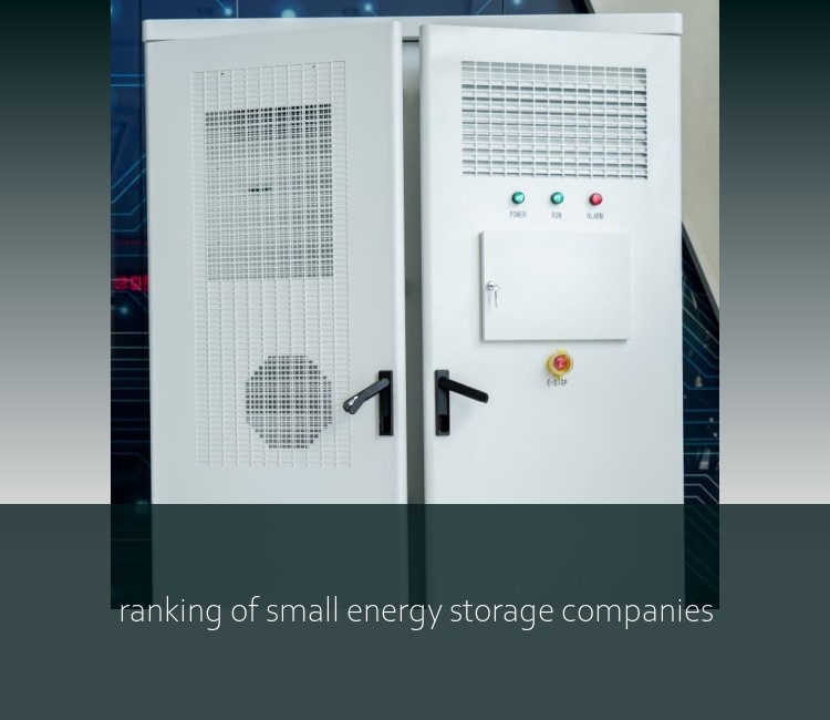 ranking of small energy storage companies