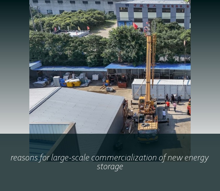 reasons for large-scale commercialization of new energy storage
