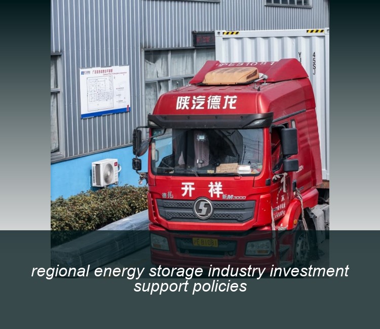 regional energy storage industry investment support policies