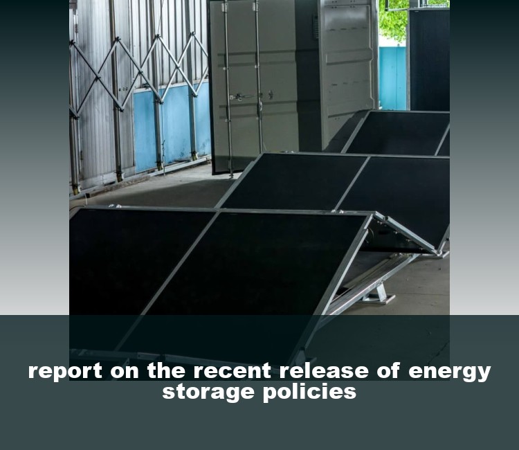 report on the recent release of energy storage policies