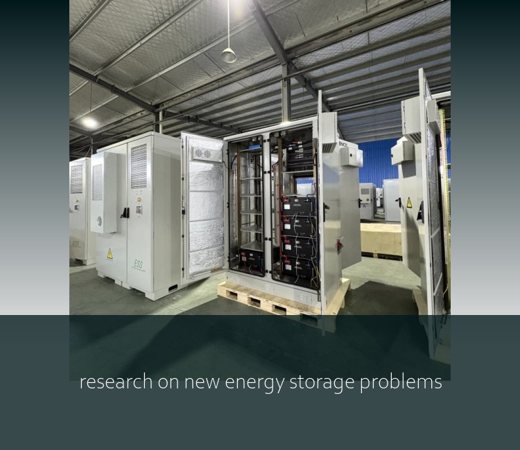 research on new energy storage problems