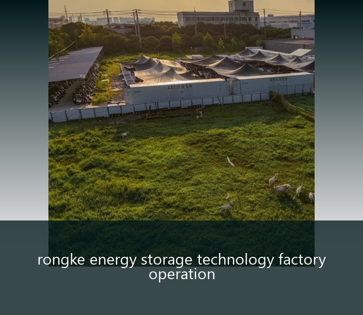 rongke energy storage technology factory operation