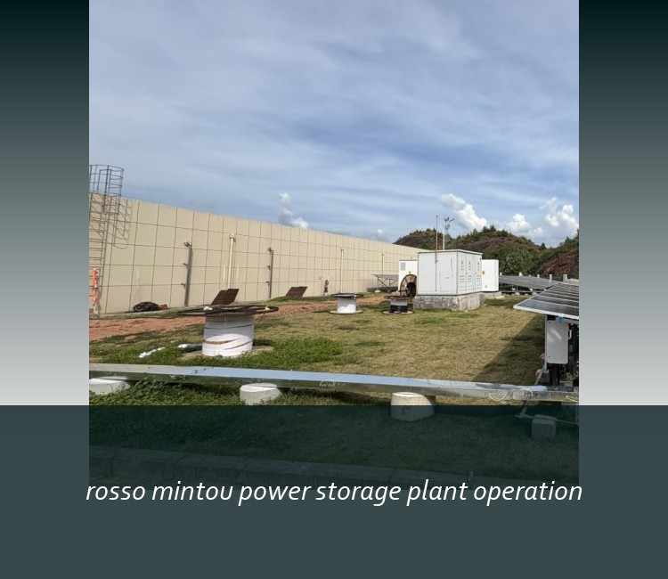 rosso mintou power storage plant operation